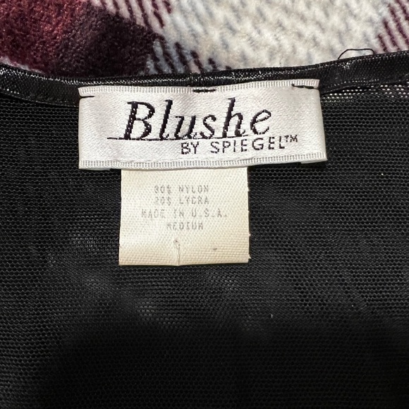 Blush by Spiegel vintage sparkly sleeveless top size M - Picture 4 of 5